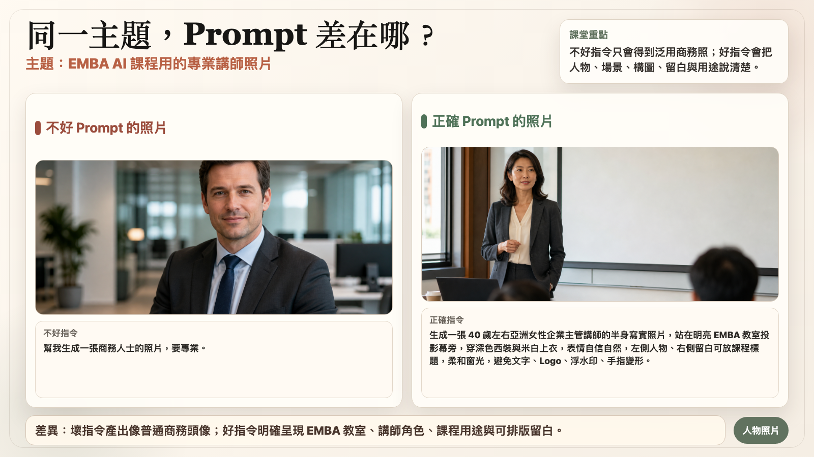人物照 壞指令 vs 好指令 對比